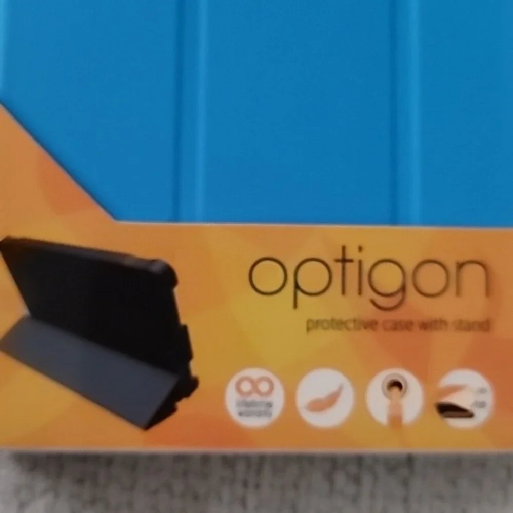 Amazon Kindle Fire HD 7 Optigon Protective Case with Stand Teal Blue